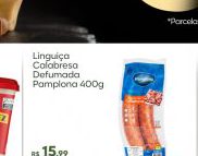 Linguiça Calabresa Defumada Pamplona 400g