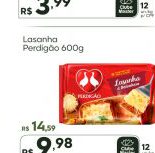 Lasanha Perdigão 600g