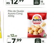 Pão de Queijo Aurora Cong. 400g