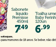 Toalha umedecida Baby Ferinha com 120un
