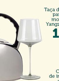 Taça de cristal para vinho modelo FM Yangzi 460ml
