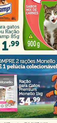 Ração para gatos adultos Kitekat 900g