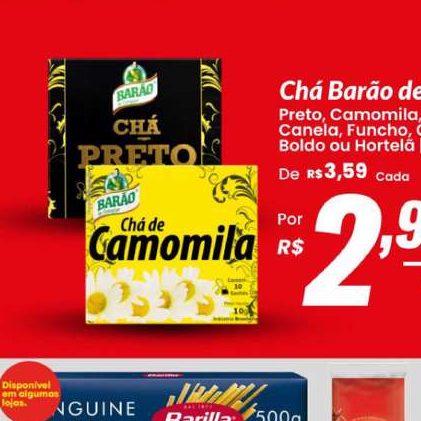 Chá Barão de Cotegipe Preto, Camomila, Preto Cravo e Canela, Funcho, Capim Cidreira, Boldo ou Hortelã