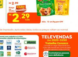 Racao Friskies Sac/Dog Chow Sac. 100G85G