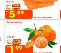 Bergamota kg